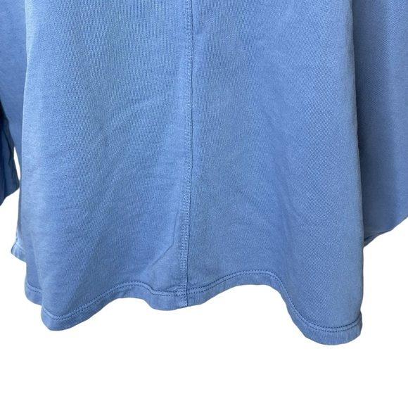 PureJill Organic Cotton Tie Dye Blue & White Cozy Sweater Size Large - Picture 4 of 12